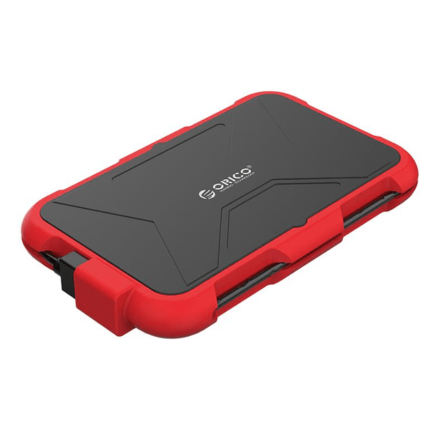 Orico 2.5-inch USB3.0 External HDD Silica Gel Enclosure Red 2769U3-RD-BP
