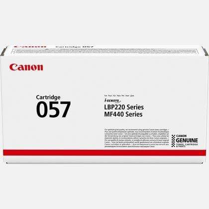 Canon 057 Black Toner Cartridge 3,100 Pages Original 3009C002 Single-pack