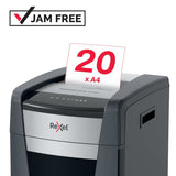 Rexel Momentum Extra P420+ Jam Free Cross Cut Paper P4 Shredder 301074
