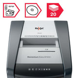 Rexel Momentum Extra P420+ Jam Free Cross Cut Paper P4 Shredder 301074