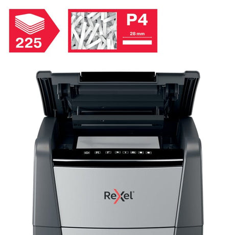 Rexel Optimum AutoFeed+ 225X Automatic Cross Cut P4 Paper Shredder