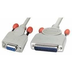 Lindy 9-pin Serial 2m Printer Cable Gray