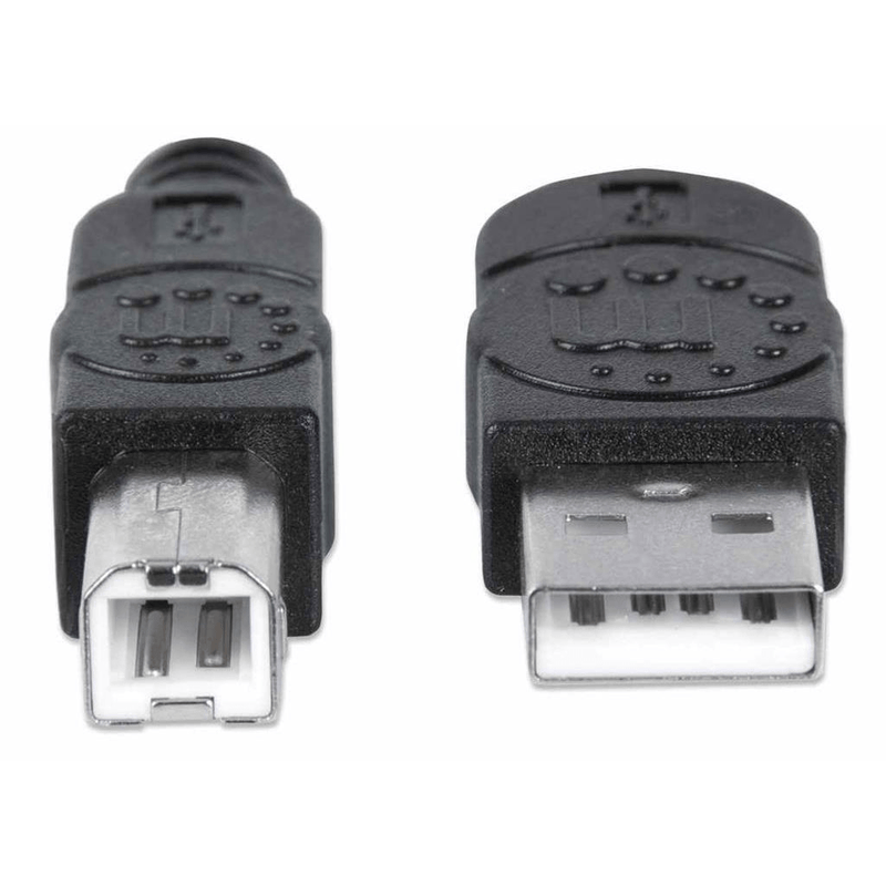 Manhattan Hi-Speed USB 2.0 Type-A Male to Type-B Male Cable 306218