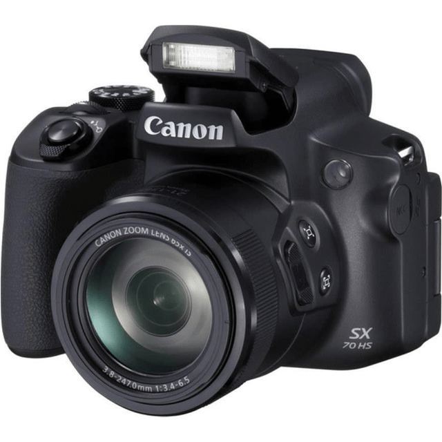 Canon PowerShot SX70 HS Bridge Camera 20.3 MP Black 3071C002 Canon PowerShot SX70 HS Bridge Camera 20.3 MP Black 3071C002