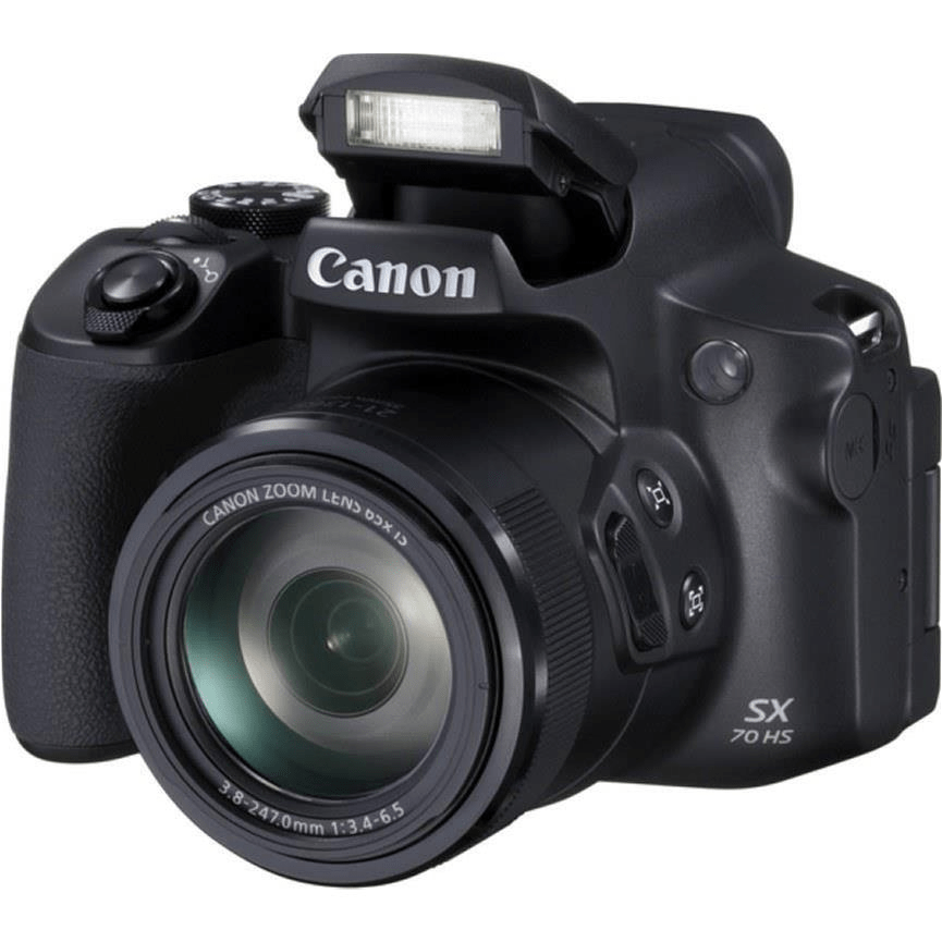 Canon PowerShot SX70 HS 未使用品 Canon PowerShot SX70 HS Bridge Camera 20.3 MP Black 3071C002