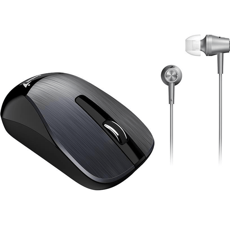 Genius MH-8015 Mouse and Headset Kit - Black 31280002402