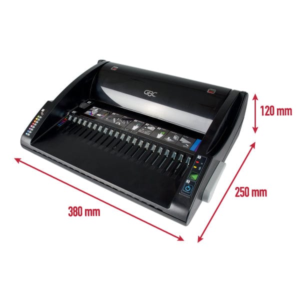 Buy GBC Desktop VeloBinder Strip Binding Machine, 20 Sheet Punch Capacity 200 Sheet Binding Capacity A4 Silver  1 - View #5