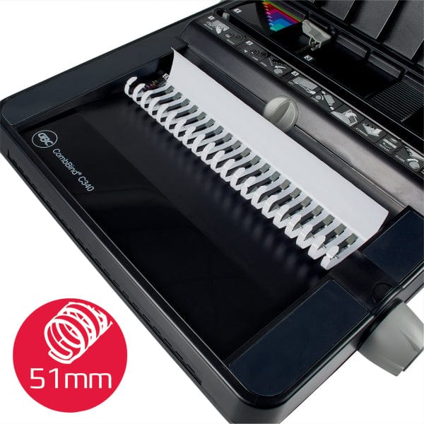 GBC CombBind C340 Binding Machine with 450sheet Binding and 25sheet