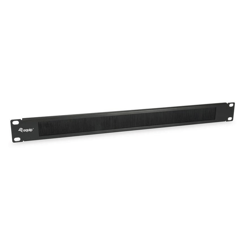 Equip 19-inch Premium Brush Panel Black (RAL 9005) 327411