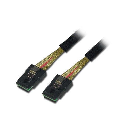 Lindy Internal SATA & SAS, 0.5m SATA cable Black