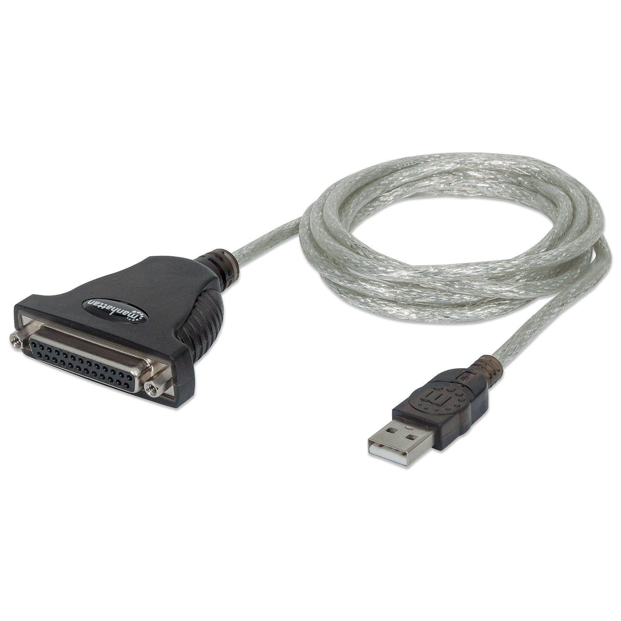 Manhattan 1.8m Full-Speed USB to Db25 Parallel Printer Converter 336581