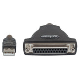 Manhattan 1.8m Full-Speed USB to Db25 Parallel Printer Converter 336581