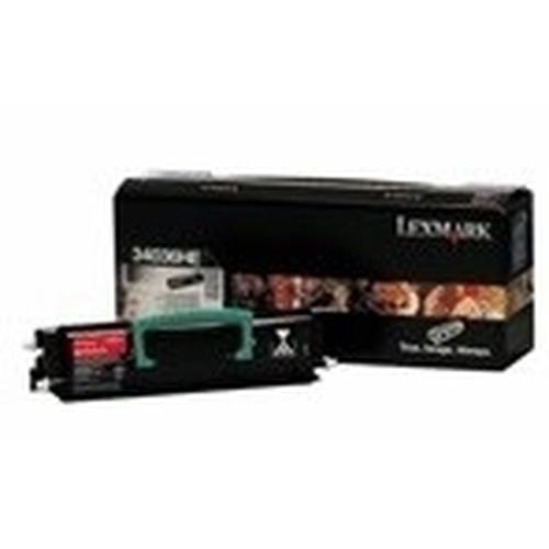 Lexmark Toner for E33 E34 Series Black Cartridge 6,000 Pages Original 34016HE Single-pack