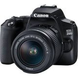 Canon EOS 250D + EF-S 18-55mm III + SB130 SLR Camera Kit 24.1 MP Black 3454C010