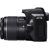 Canon EOS 250D + EF-S 18-55mm III + SB130 SLR Camera Kit 24.1 MP Black 3454C010