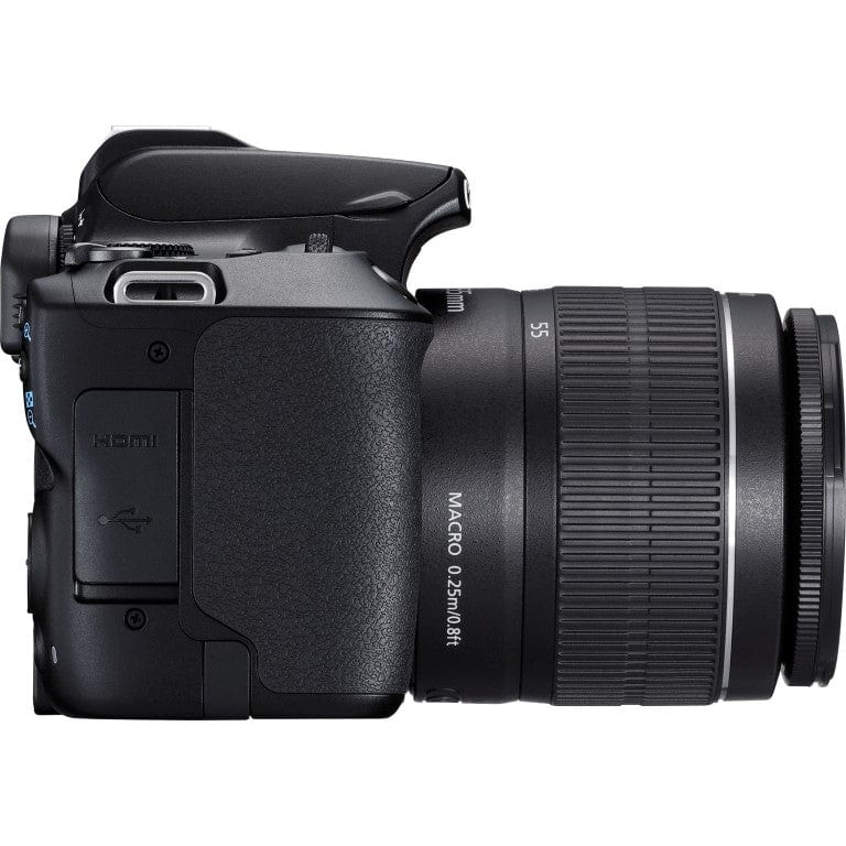 Canon EOS 250D + EF-S 18-55mm III + SB130 SLR Camera Kit 24.1 MP Black 3454C010