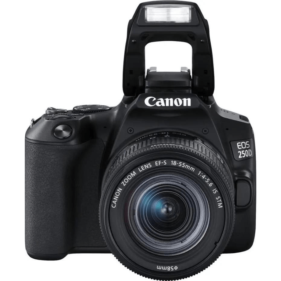 Canon 24.1MP EOS 250D SLR Camera Kit Black 3454C013 – FirstShop