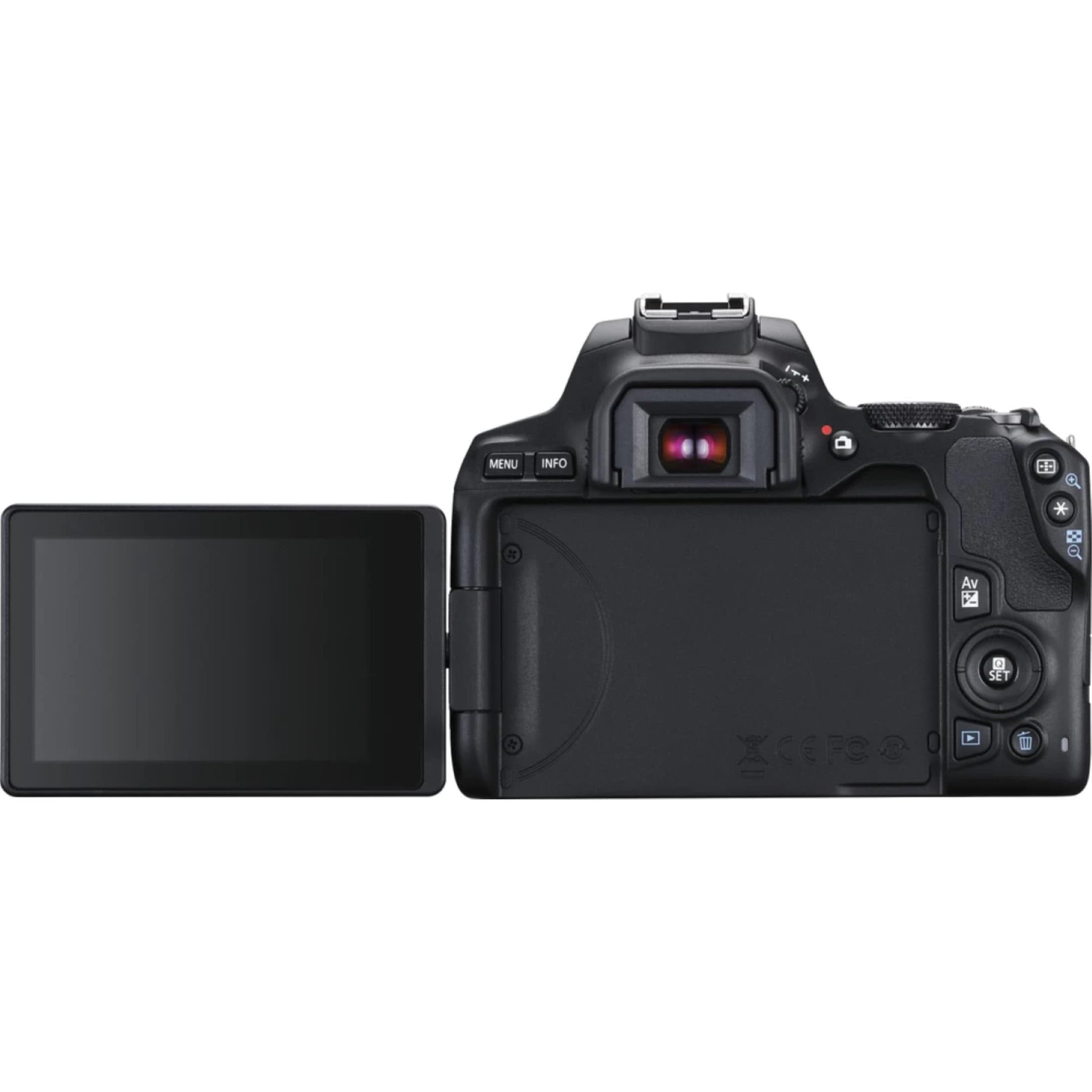 Canon 24.1MP EOS 250D SLR Camera Kit Black 3454C013 – FirstShop