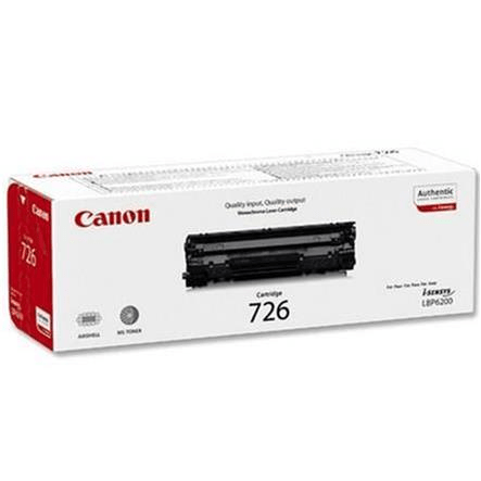 Canon CRG-726 Black Toner Cartridge 2,100 Pages Original 3483B002 Single-pack