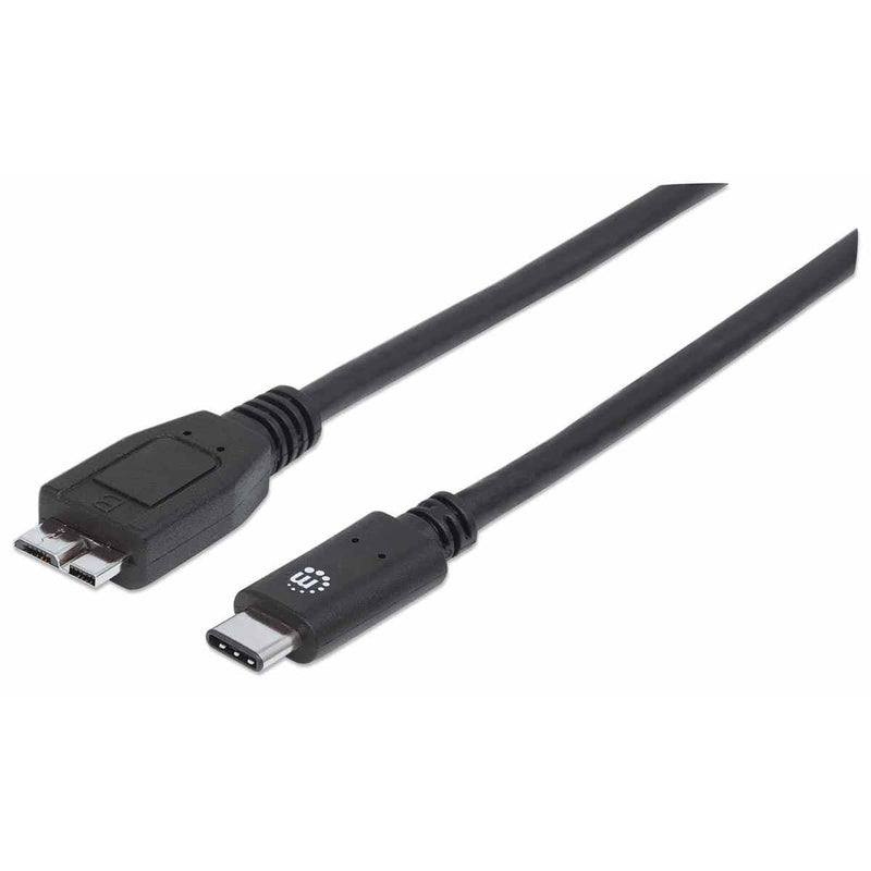 Manhattan 1m Superspeed+ USB C Device Cable 353397