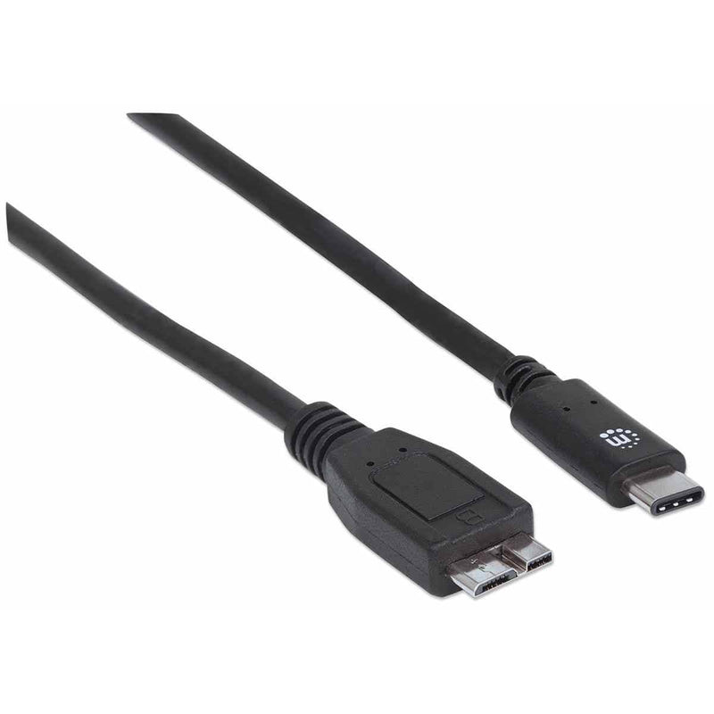 Manhattan 1m Superspeed+ USB C Device Cable 353397
