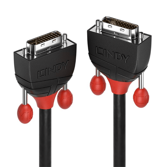 Lindy 1m DVI-D Dual Link Cable Black Line 36251
