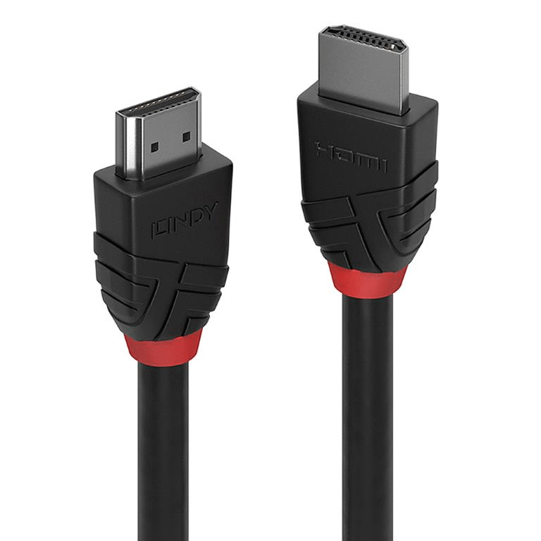 Lindy 2m High Speed HDMI Cable Black Line 36472