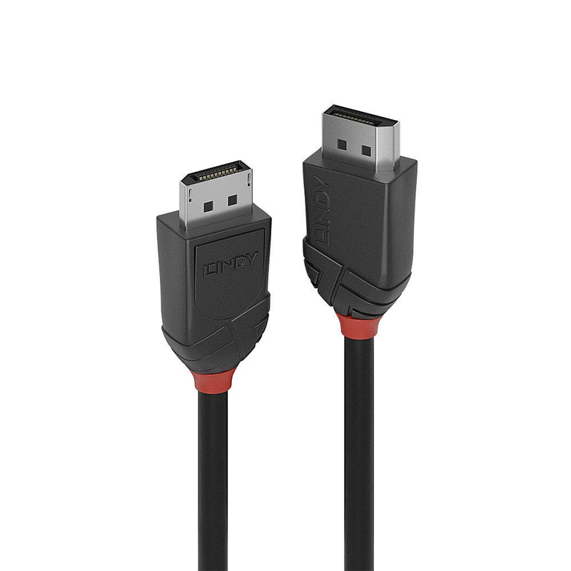 Lindy 2m DisplayPort 1.2 Cable Black Line 36492