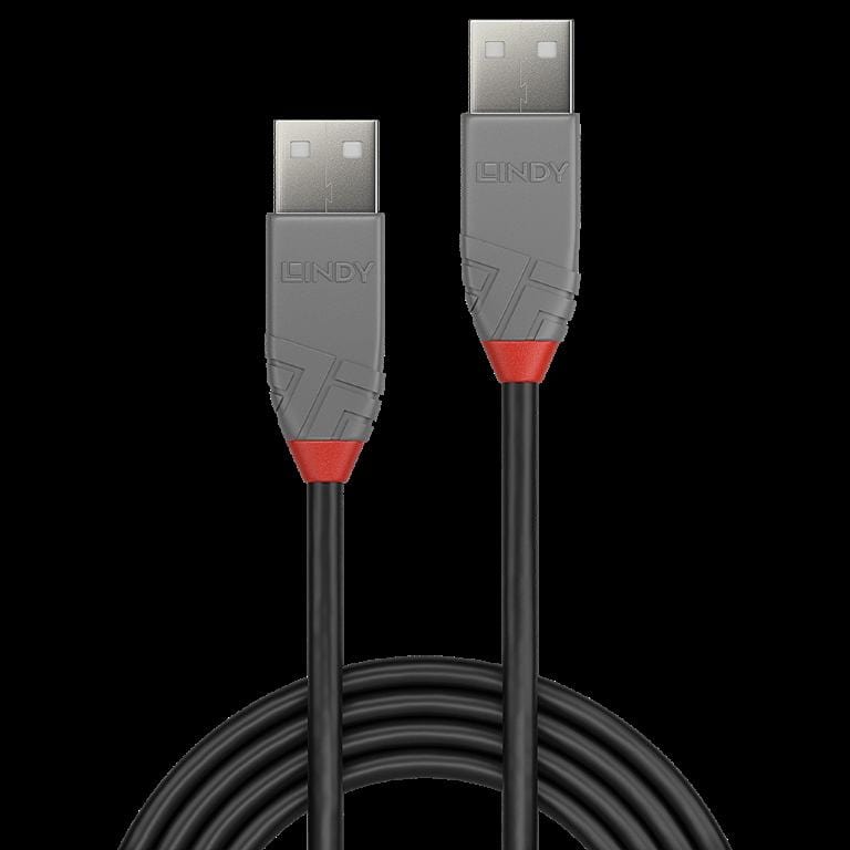 Lindy 2m Anthra Line USB 2.0 Type A to Cable 36693