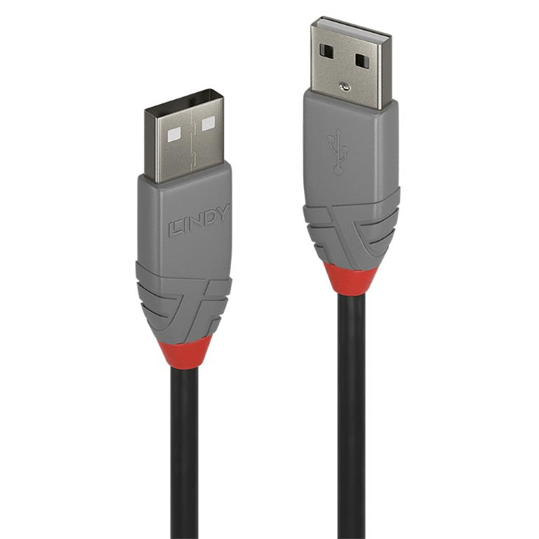 Lindy 2m Anthra Line USB 2.0 Type A to Cable 36693