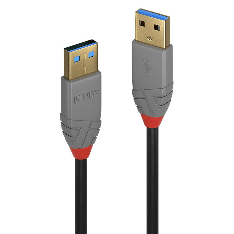 Lindy 2m Anthra Line 5Gbps USB 3.2 Type A Cable 36752