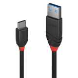 Lindy 1m Black Line 10Gbps USB 3.2 Type A-to-C Cable 36916
