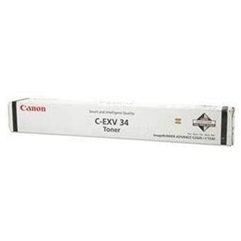 Canon C-EXV 34 Black Toner Cartridge 23,000 Pages Original 3782B002 Single-pack