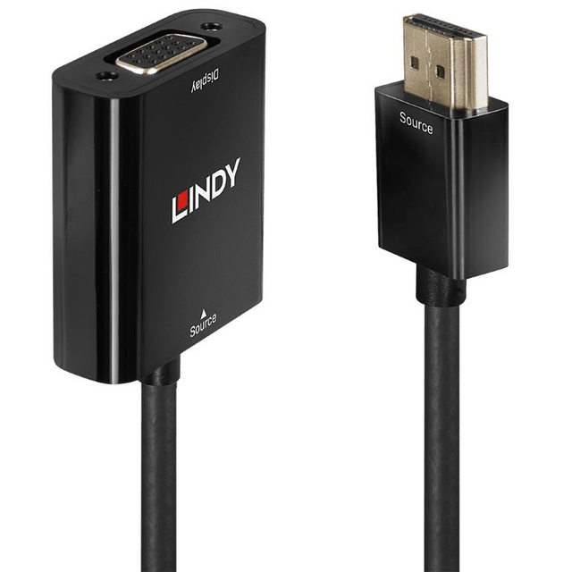 Lindy 10cm HDMI to VGA Converter 38291