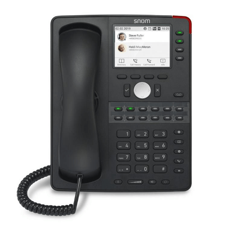 Snom D765 IP Phone Gig PoE No PSU Included 3917