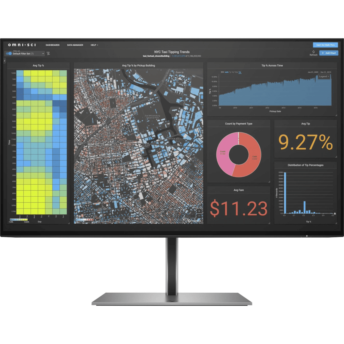 HP Z-Series Z24f G3 23.8-inch 1920 x 1080p FHD 16:9 60Hz 5ms IPS