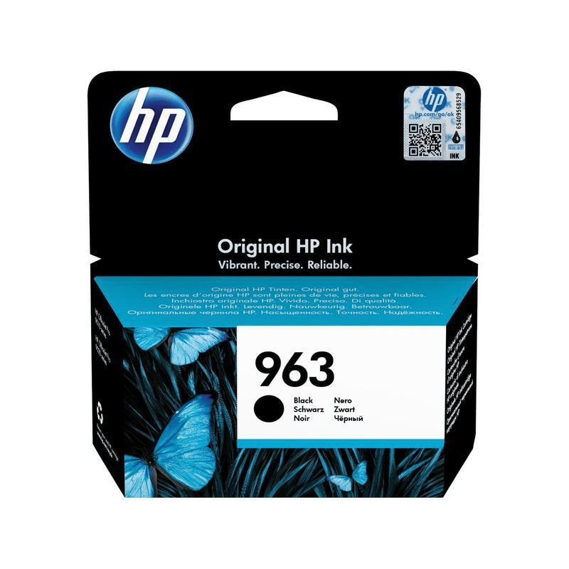 HP 963 Black Standard Yield Printer Ink Cartridge Original 3JA26AE Single-pack