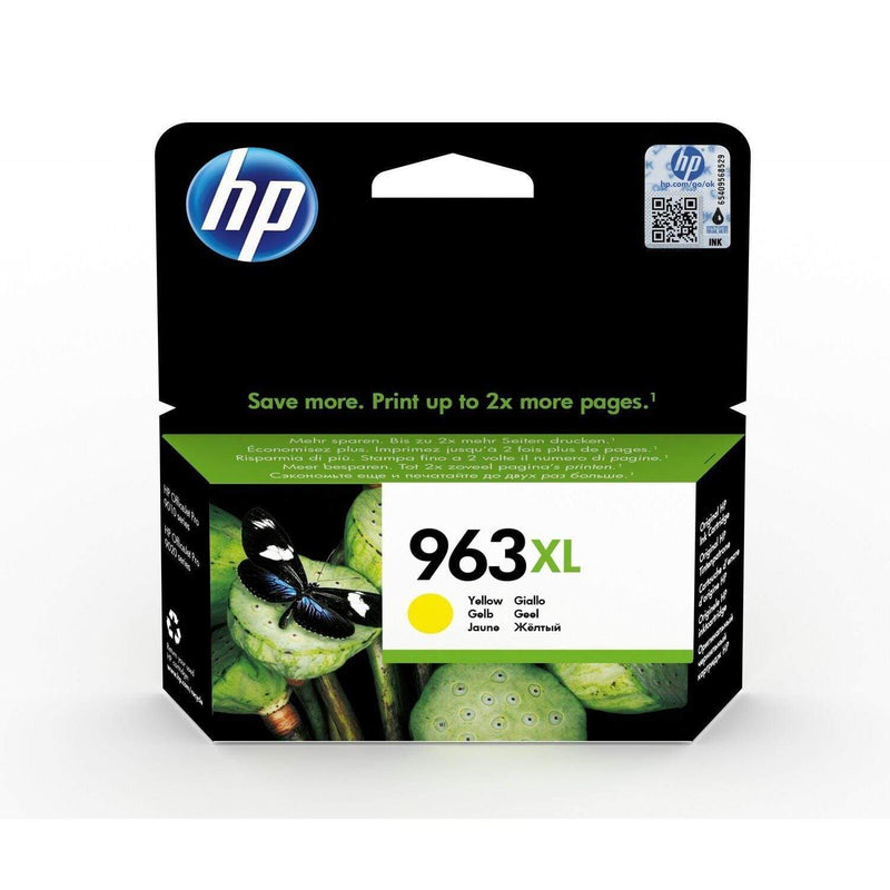 HP 963XL Yellow High Yield Printer Ink Cartridge Original 3JA29AE Single-pack