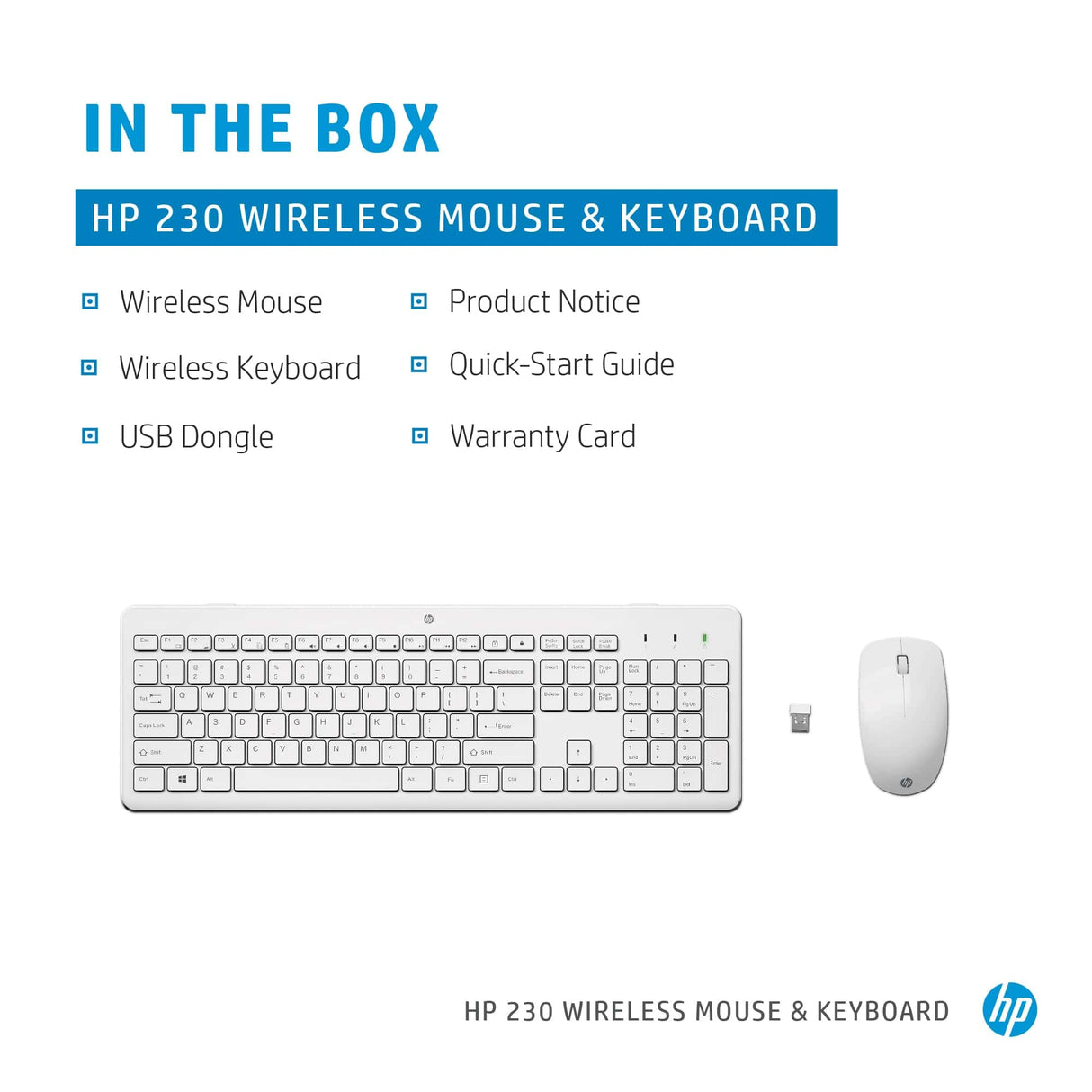 HP 230 Wireless Mouse and Keyboard Combo 3L1F0AA