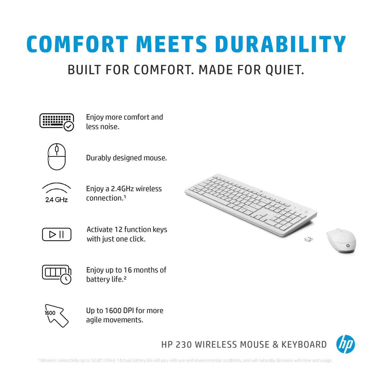 HP 230 Wireless Mouse and Keyboard Combo 3L1F0AA