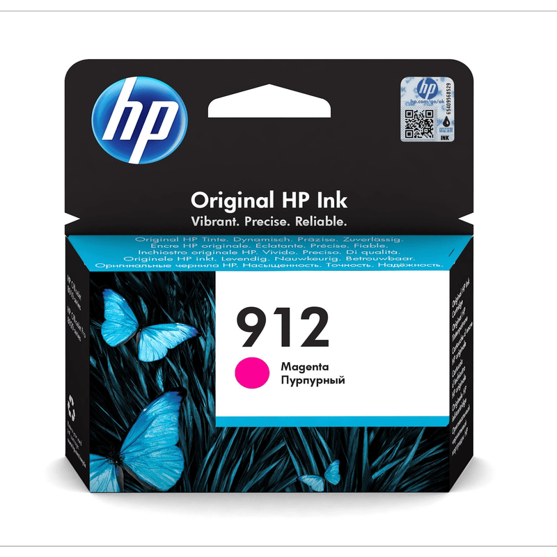 HP 912 Magenta Standard Yield Printer Ink Cartridge Original 3YL78AE Single-pack