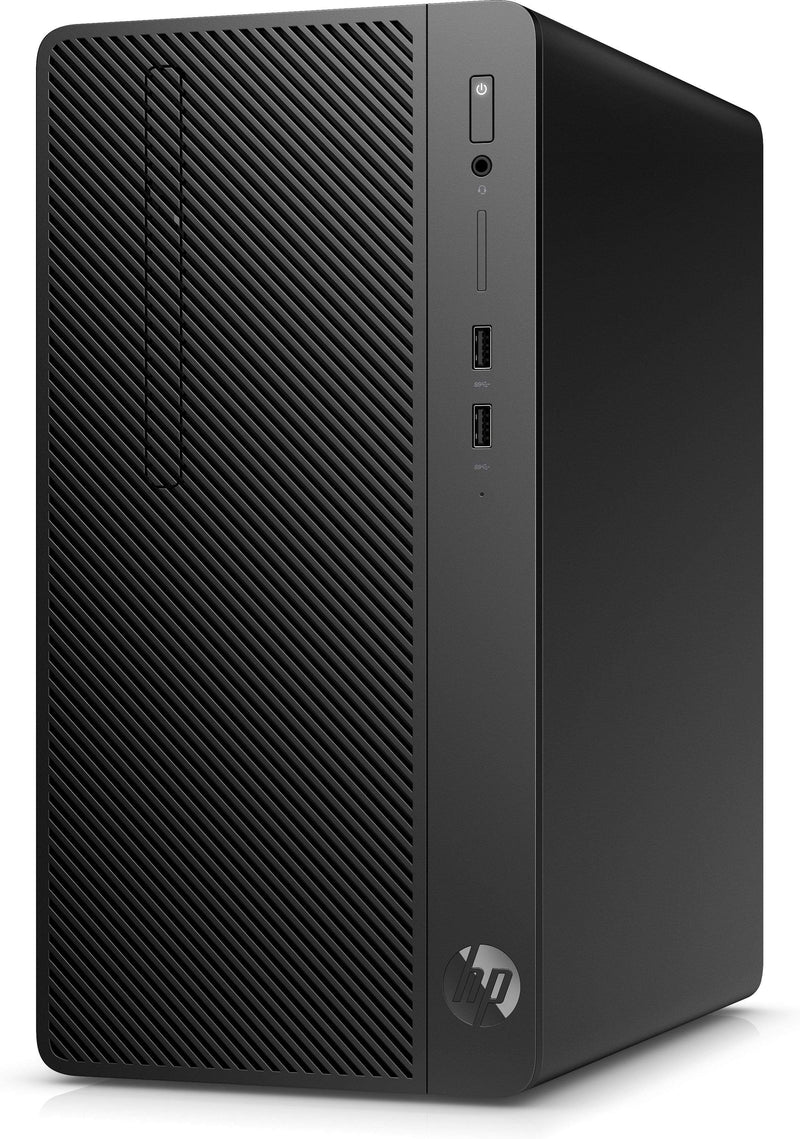 HP 290 G2 Intel Core i3-8100 4GB RAM 500GB HDD Micro Tower PC Black Windows 10 Pro 3ZD13EA