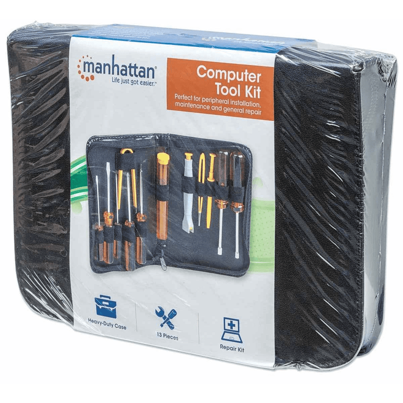 Manhattan Basic Computer Tool Kit Computer Tool Kit 13 Pieces Carry Pouch 400077