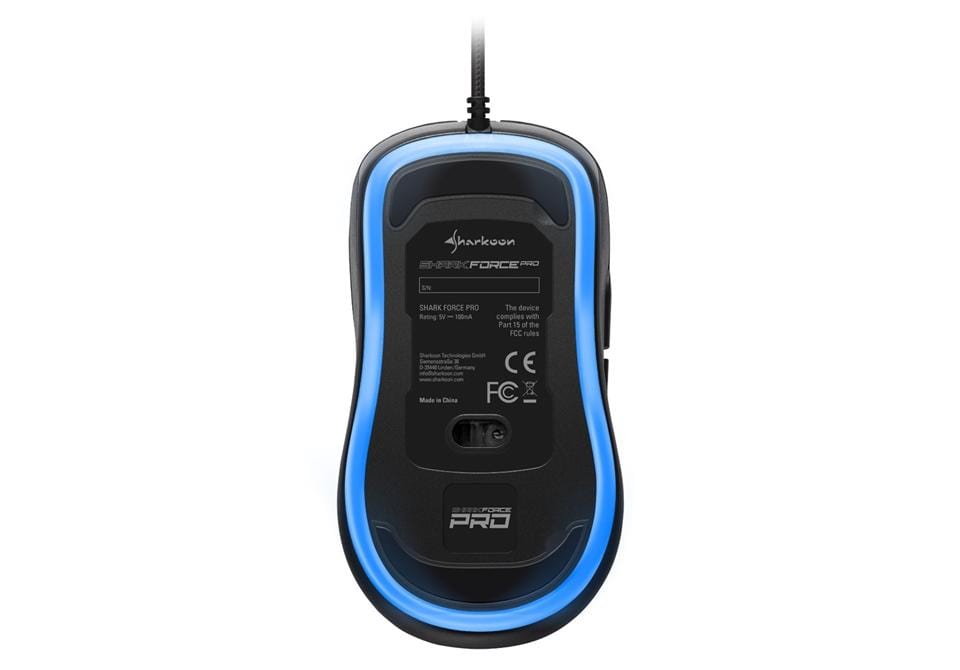 Sharkoon SHARK FORCE PRO Mouse USB Type-A Optical 3200dpi Ambidextrous
