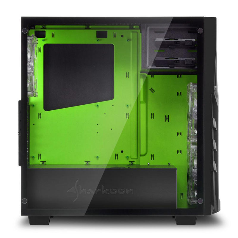 Sharkoon DG7000-G Midi Tower Black Gaming PC Case 4044951019359