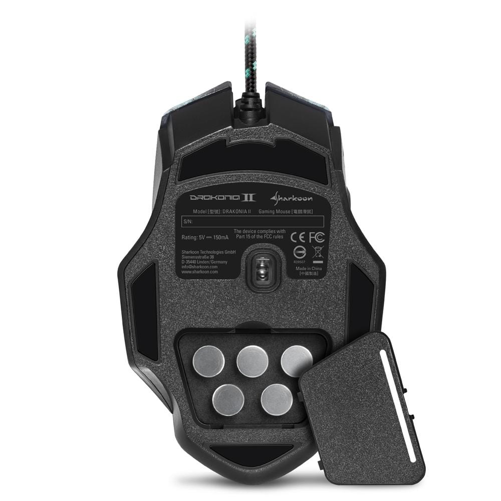Sharkoon Drakonia II Mouse USB Type-A Optical 15000dpi Right-hand