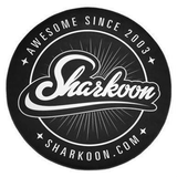 Sharkoon Black and White 120cm Round Floor Mat 4044951027606