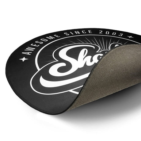 Sharkoon Black and White 120cm Round Floor Mat 4044951027606