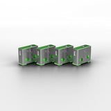 Lindy USB Port Blocker (without Key) - Green 10-pack 40461
