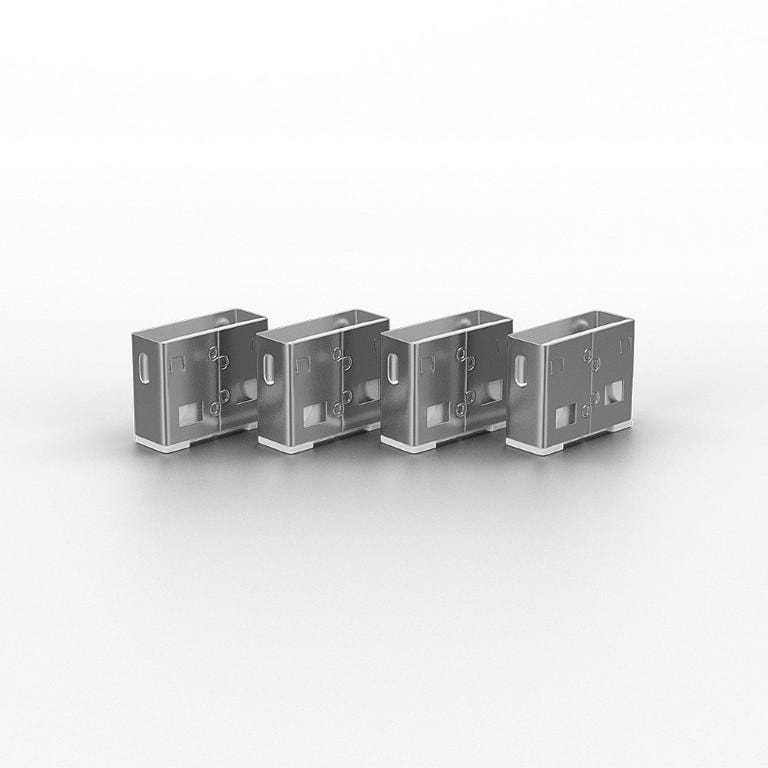 Lindy USB Port Blocker (without Key) - White 10-pack 40464